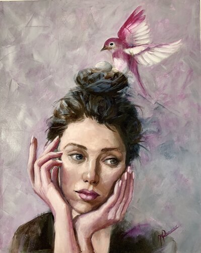 Battito Custodito by maria romano, Painting for Sale on Singulart