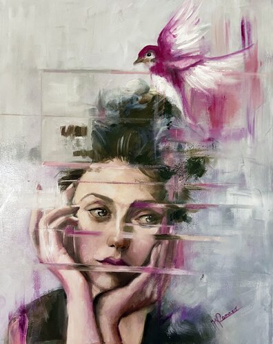 Battito Custodito von maria romano, Malerei kaufen auf Singulart