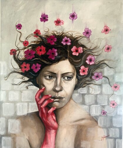 Il Giardino dei Pensieri van maria romano, Schilderij te koop op Singulart