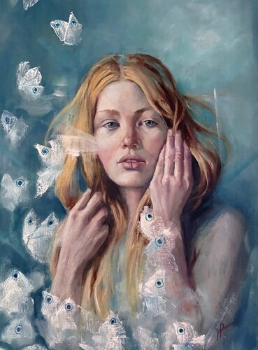 Fragilità in Volo van maria romano, Schilderij te koop op Singulart