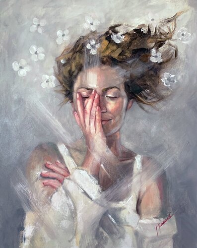 Fragilità luminosa van maria romano, Schilderij te koop op Singulart