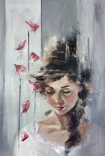 Petali di Silenzio par maria romano, Peinture en vente sur Singulart