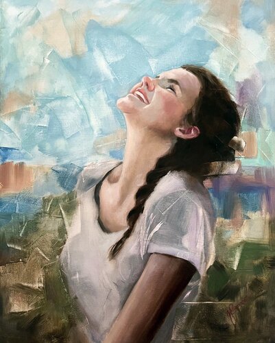 Verso la luce by maria romano, Painting for Sale on Singulart