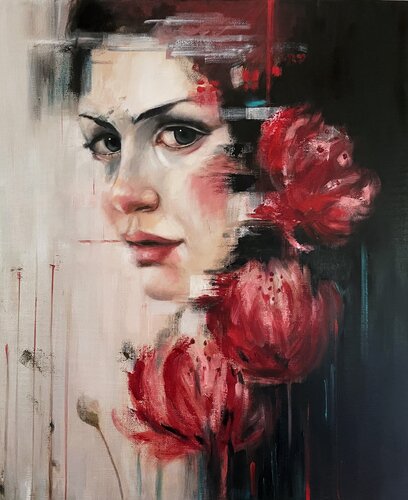Volto in Transito by maria romano, Painting for Sale on Singulart