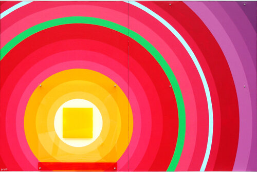 betrifft: sonne par Siegfried Bausch, Peinture en vente sur Singulart
