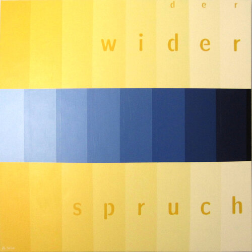 der widerspruch (HEGEL) di Siegfried Bausch, Pittura in vendita su Singulart