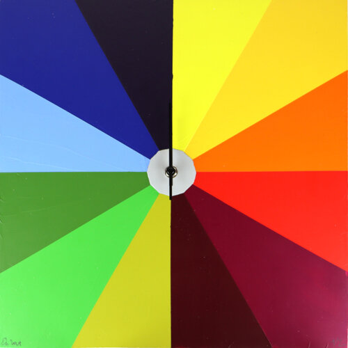 uhrwerk III -- alle farben van Siegfried Bausch, Schilderij te koop op Singulart