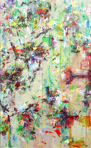 wein- und whiskeyglas (B) par Siegfried Bausch, Peinture en vente sur Singulart