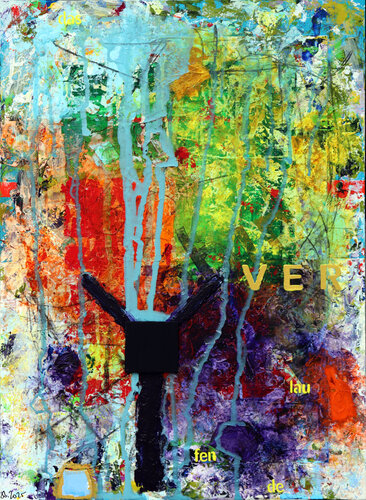 das VERlaufende par Siegfried Bausch, Peinture en vente sur Singulart