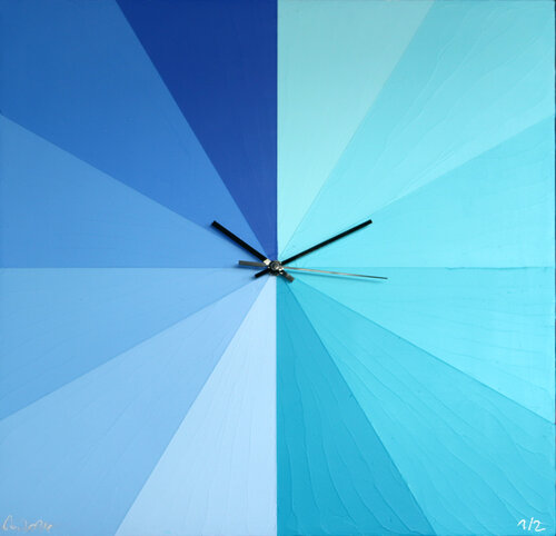 uhrwerk IV -- blaue stunden by Siegfried Bausch, 絵画 for Sale on Singulart