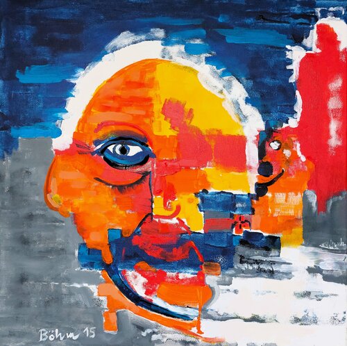 Frustrationen treffen individuelles Leid by Matthias Maria Boehm, Painting for Sale on Singulart