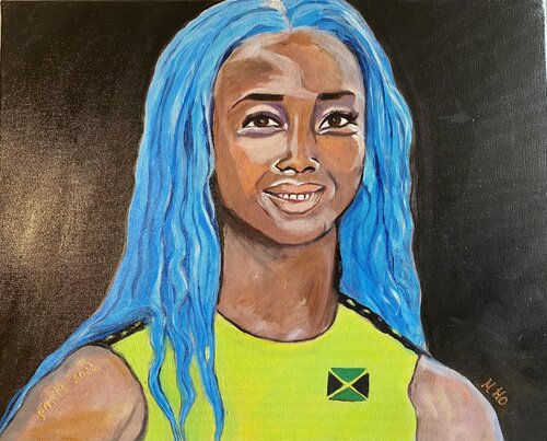 Shelly di Muriel Ho Paintings, Pittura in vendita su Singulart