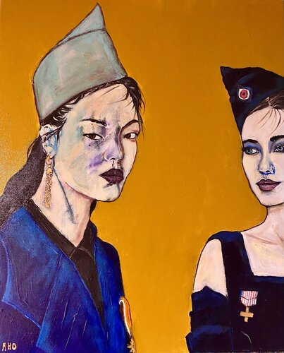Les messagères by Muriel Ho Paintings, 회화 for Sale on Singulart
