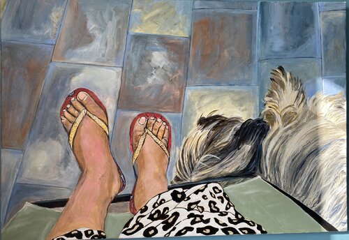 Juin 2024 van Muriel Ho Paintings, Schilderij te koop op Singulart