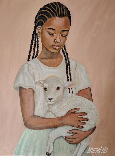 Veilleuse d'âme von Muriel Ho Paintings, Malerei kaufen auf Singulart