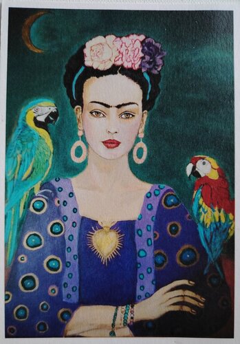 Frida au coeur sacré by Muriel Ho Paintings, Print for Sale on Singulart