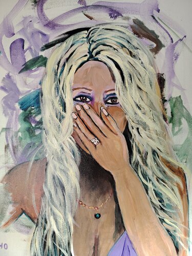Brigitte by Muriel Ho Paintings, Painting for Sale on Singulart