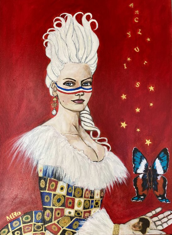 Marie Antoinette déconfinée Muriel Ho Paintings