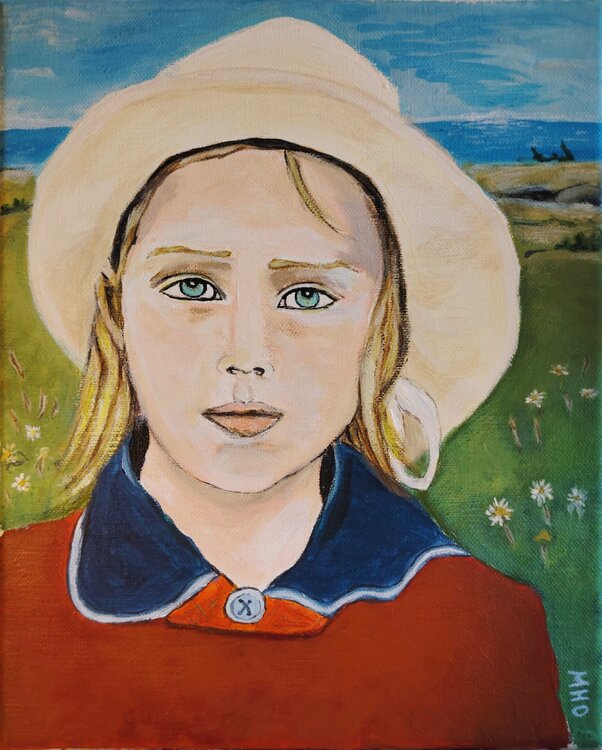 “Gisèle été 40” Muriel Ho Paintings