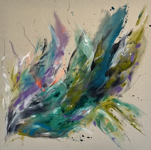 Aufbruchsstimmung de Juli Rubin, Pintura a la venta en Singulart
