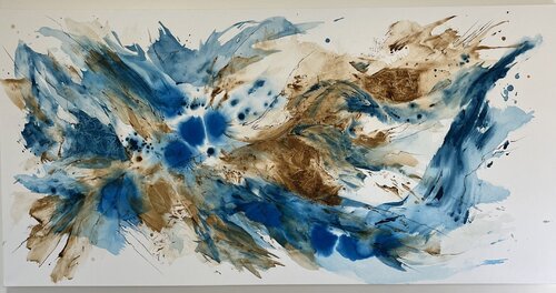 Touched by Earth and Water de Juli Rubin, Pintura a la venta en Singulart