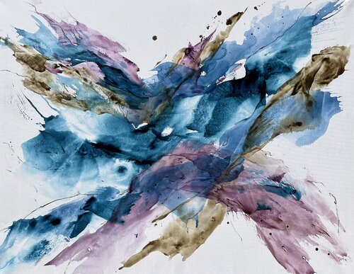 Shelter in the vast unknown de Juli Rubin, Pintura a la venta en Singulart