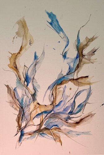 Moments/ softly unfolding Nr. 6 van Juli Rubin, Schilderij te koop op Singulart