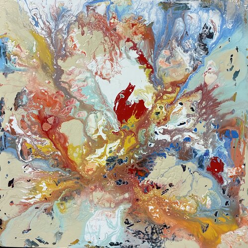 Petals #2 van Thomas Hoitsma, Schilderij te koop op Singulart