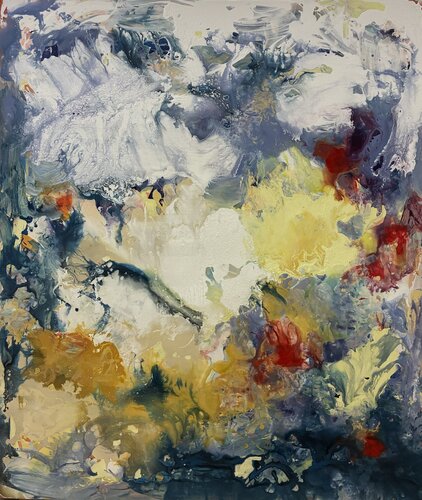 Yellow Bloom van Thomas Hoitsma, Schilderij te koop op Singulart