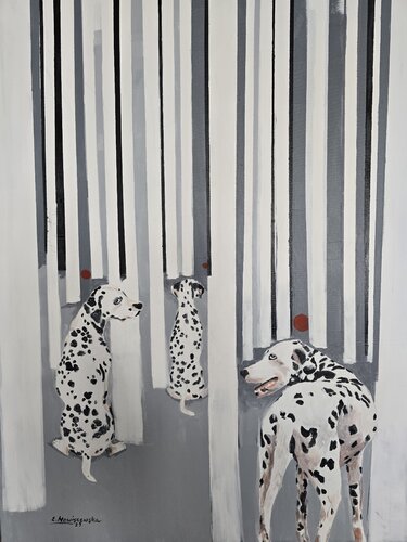 Balls von Ewa Nowiszewska, Malerei kaufen auf Singulart