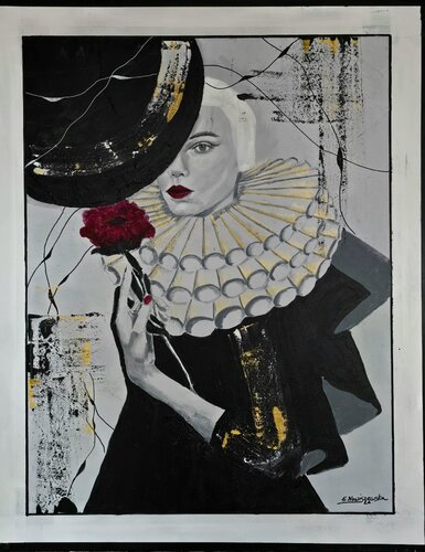 An understated portrait van Ewa Nowiszewska, Schilderij te koop op Singulart