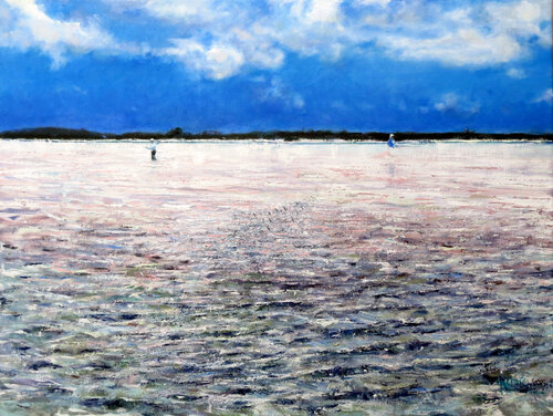 Pushing Up to Feed van glen hacker, Schilderij te koop op Singulart