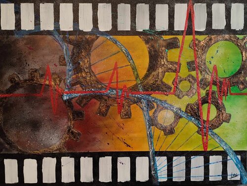 Pulse von Julien Abstrait, Malerei kaufen auf Singulart