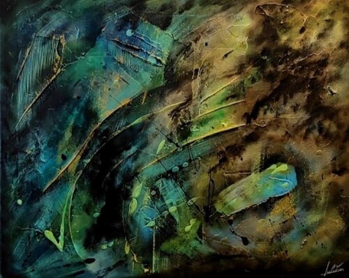 Exotique van Julien Abstrait, Schilderij te koop op Singulart