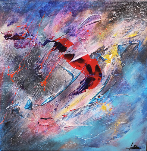 Poséidon van Julien Abstrait, Schilderij te koop op Singulart
