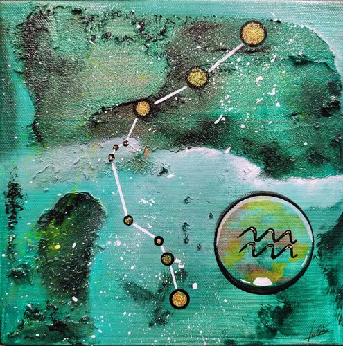 Aquarius 2 van Julien Abstrait, Schilderij te koop op Singulart