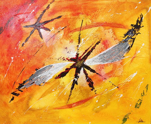 Phoenix von Julien Abstrait, Malerei kaufen auf Singulart