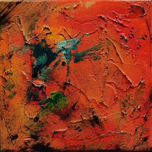 Héphaïstos van Julien Abstrait, Schilderij te koop op Singulart