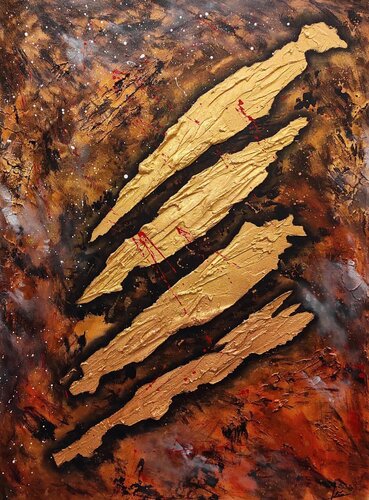 La blessure di Julien Abstrait, Pittura in vendita su Singulart