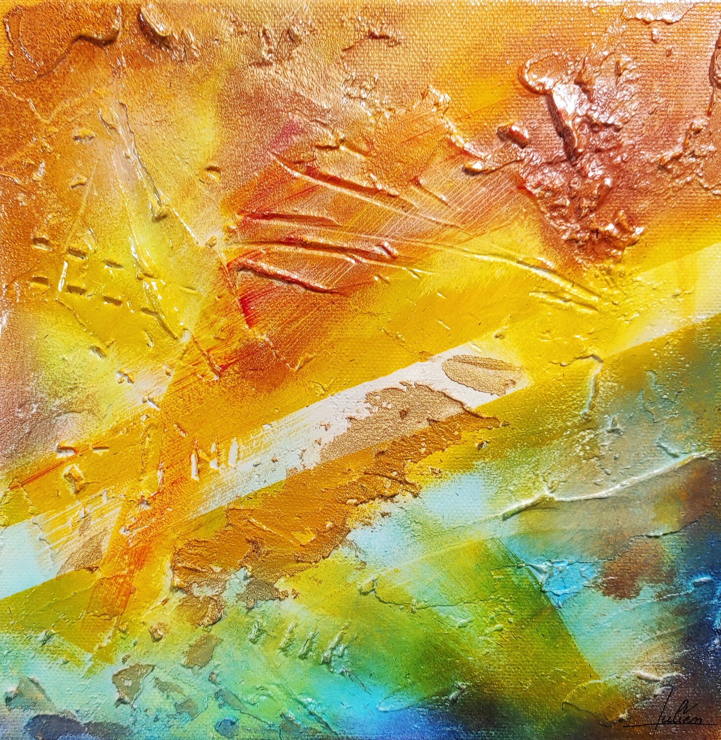 Sunset Julien Abstrait