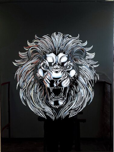 #lion van Dominik Rutz, Schilderij te koop op Singulart
