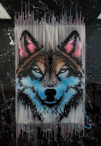 #lineage Wolf by Dominik Rutz, Painting for Sale on Singulart