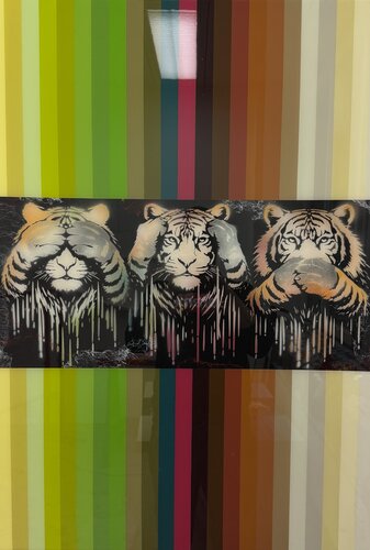 #NOJUDGE 5/5 de Dominik Rutz, Pintura a la venta en Singulart