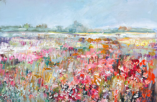 WRAŻENIE NA ŁĄCE van Sylwia Kalinowska, Schilderij te koop op Singulart