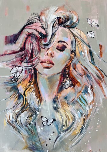 MIĘDZY JAWĄ A SNEM… van Sylwia Kalinowska, Schilderij te koop op Singulart