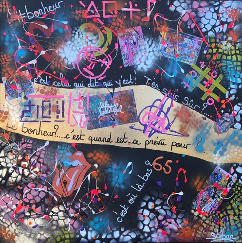 C'est quand est-ce prévu pour ? di Stéban, Pittura in vendita su Singulart