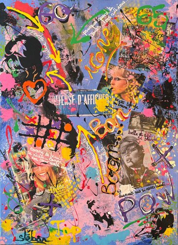 'Et Dieu créa BB' di Stéban, Pittura in vendita su Singulart