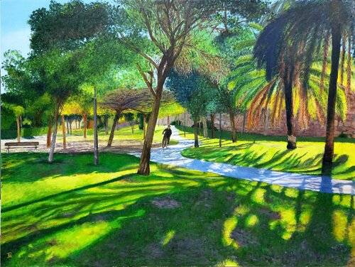 CONTRALUZ EN BLANQUERIAS von Joaquin Pardo, Malerei kaufen auf Singulart