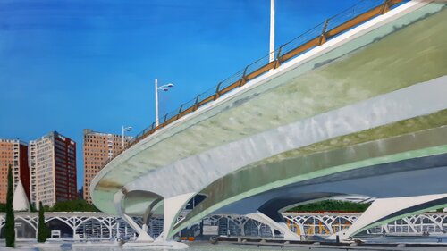PUENTE DE MONTEOLIVETE van Joaquin Pardo, Schilderij te koop op Singulart