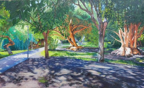 JARDIN DEL TURIA - CIUDADELA von Joaquin Pardo, Malerei kaufen auf Singulart